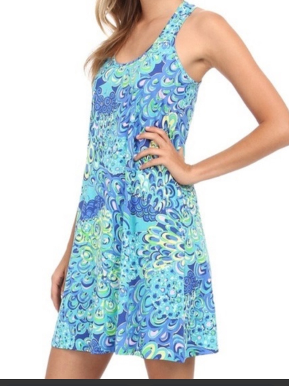 Lilly Pulitzer LILLY Pulitzer MELLE Dress " LILLYS LAGOON " small